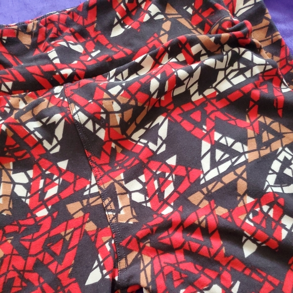 3 pairs LuLaRoe One Size Leggings NWOT Bambi Disney purple - Picture 7 of 8